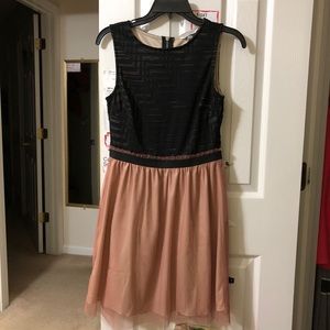 Champagne Pink and Black dress